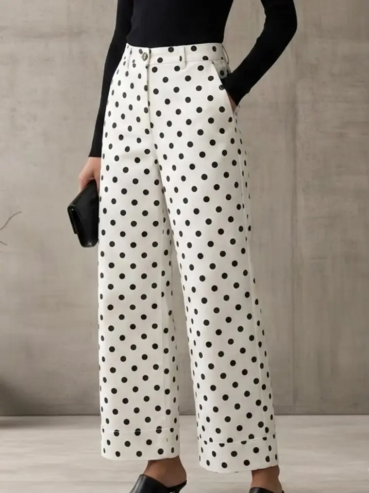Pantalón de lunares